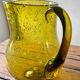 Biot glass jug