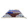 Contemporary multicoloured Berber rug in wool – 300 x 200 cm