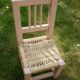 Pink braided seating chair
