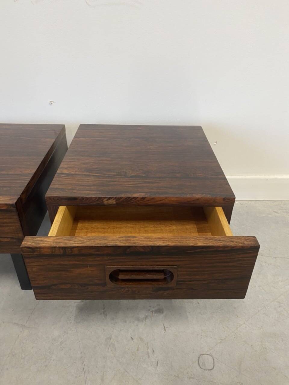 Pair of vintage Scandinavian bedside tables