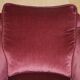 Sofa set and a pair of Victorian velvet armchairs.