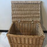 Wicker toy box