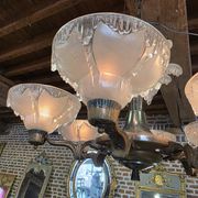 Ezan Art Deco 6-light chandelier