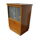 1950 showcase storage disks books vintage hifi furniture
