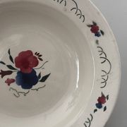 Set of two antique deep plates HBCM Montereau Villefranche.