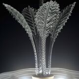 Luxury Barovier & Toso chandelier, Murano Pulegoso glass, 1950s