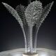 Luxury Barovier & Toso chandelier, Murano Pulegoso glass, 1950s