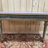 Console d'époque Louis XVI en bois peint