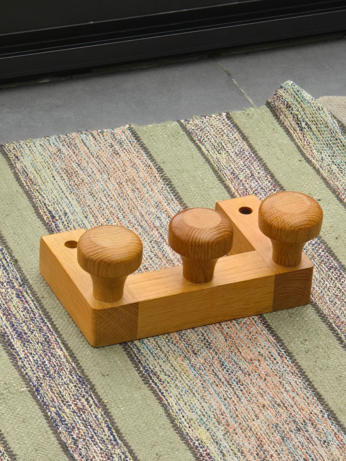 Coat rack with 3 hooks by Guillerme and Chambron