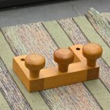 Coat rack with 3 hooks by Guillerme and Chambron