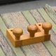 Coat rack with 3 hooks by Guillerme and Chambron