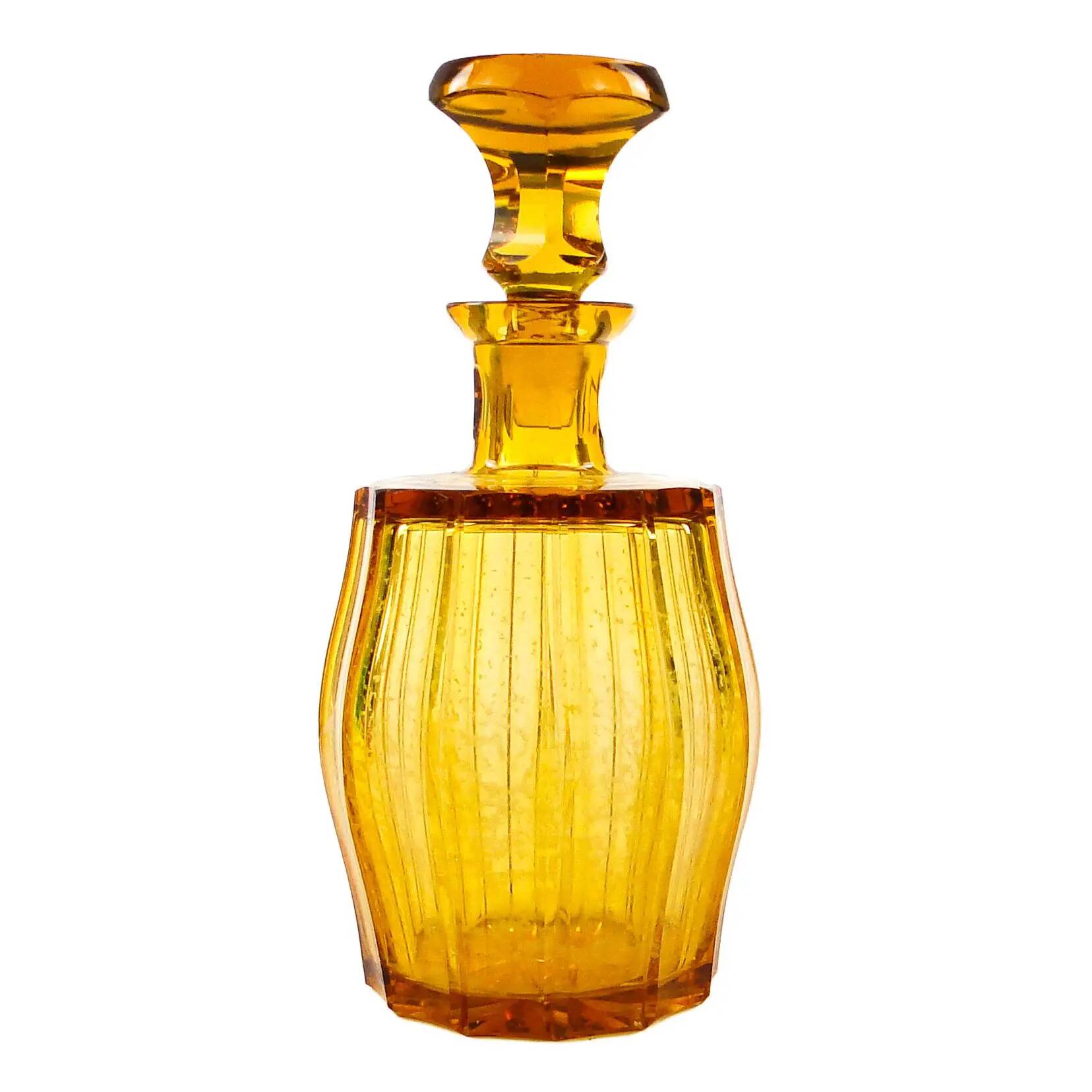 Carafe, Art Deco, crystal, Moser, Czechoslovakia, 1950s