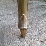 Coffee tanle brass and marble white 1960