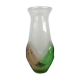 Glass vase designed by Frantisek Spinar for Skrdlovice glassworks, 1970's