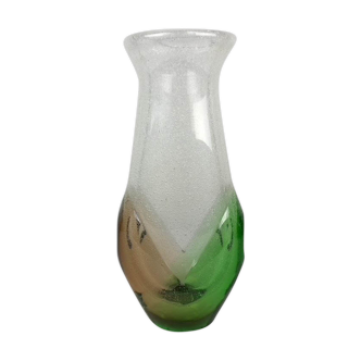 Glass vase designed by Frantisek Spinar for Skrdlovice glassworks, 1970's