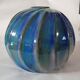 Art Deco Stoneware Ribbed Ball Vase by Alphonse Cytère  - Rambervillers