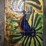 Colorful ceramic coffee table