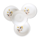 Dessert plates x4, Salins, vintage French