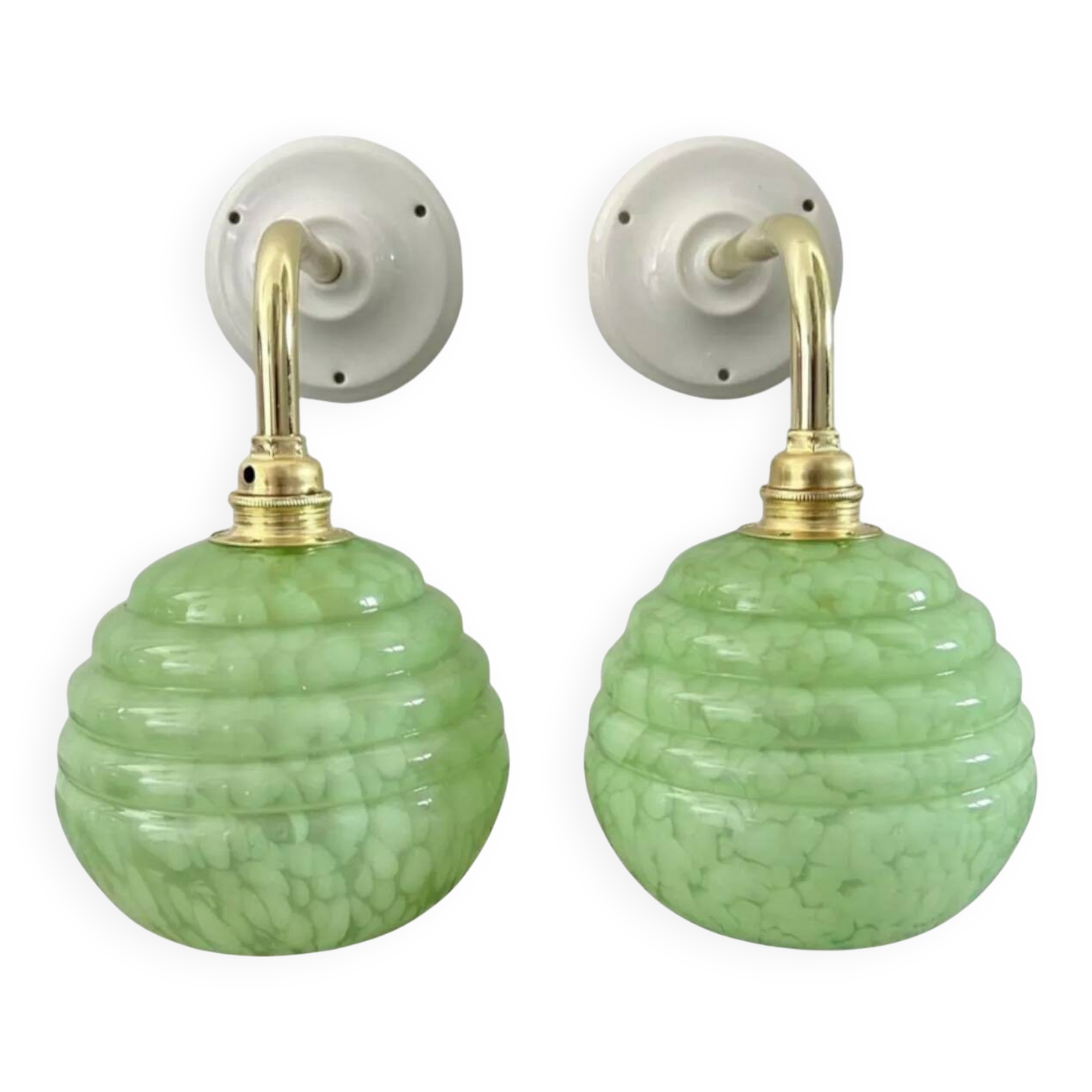 Pair of Art Deco wall sconces