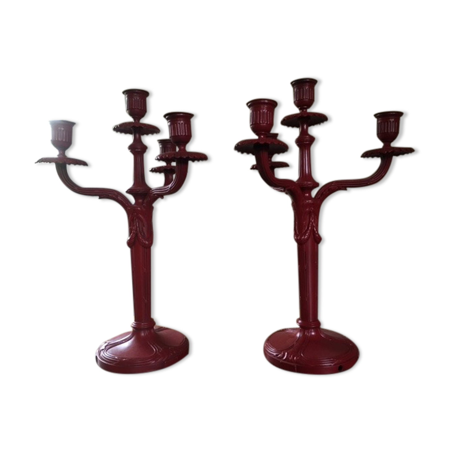 Pair of candelabras