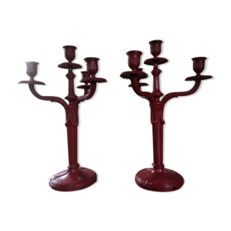 Paire de candelabres