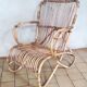 Rattan armchair