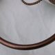 Pair of metal and opaline wall lights