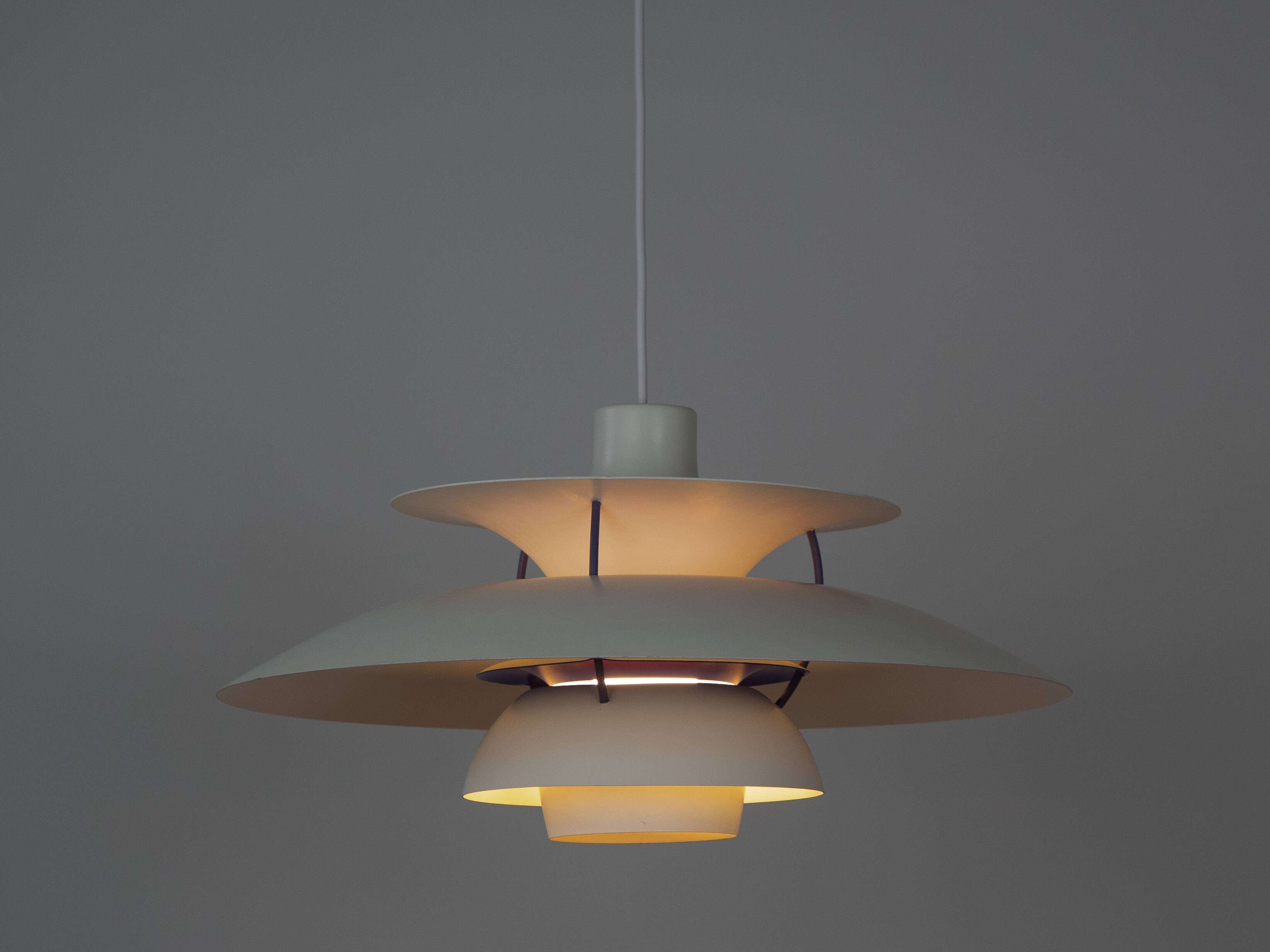 Danish vintage PH 5 pendant lamp by Poul Henningsen, Louis Poulsen, 1958