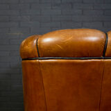 Dutch sheepskin 2-seater sofa