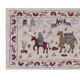 Tapis noué à la main, tapis turc vintage 54x190 cm
