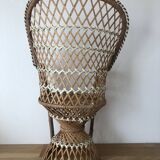Emmanuelle miniature wicker armchair