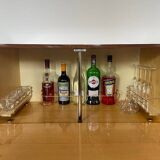 Vintage Formica bar cabinet