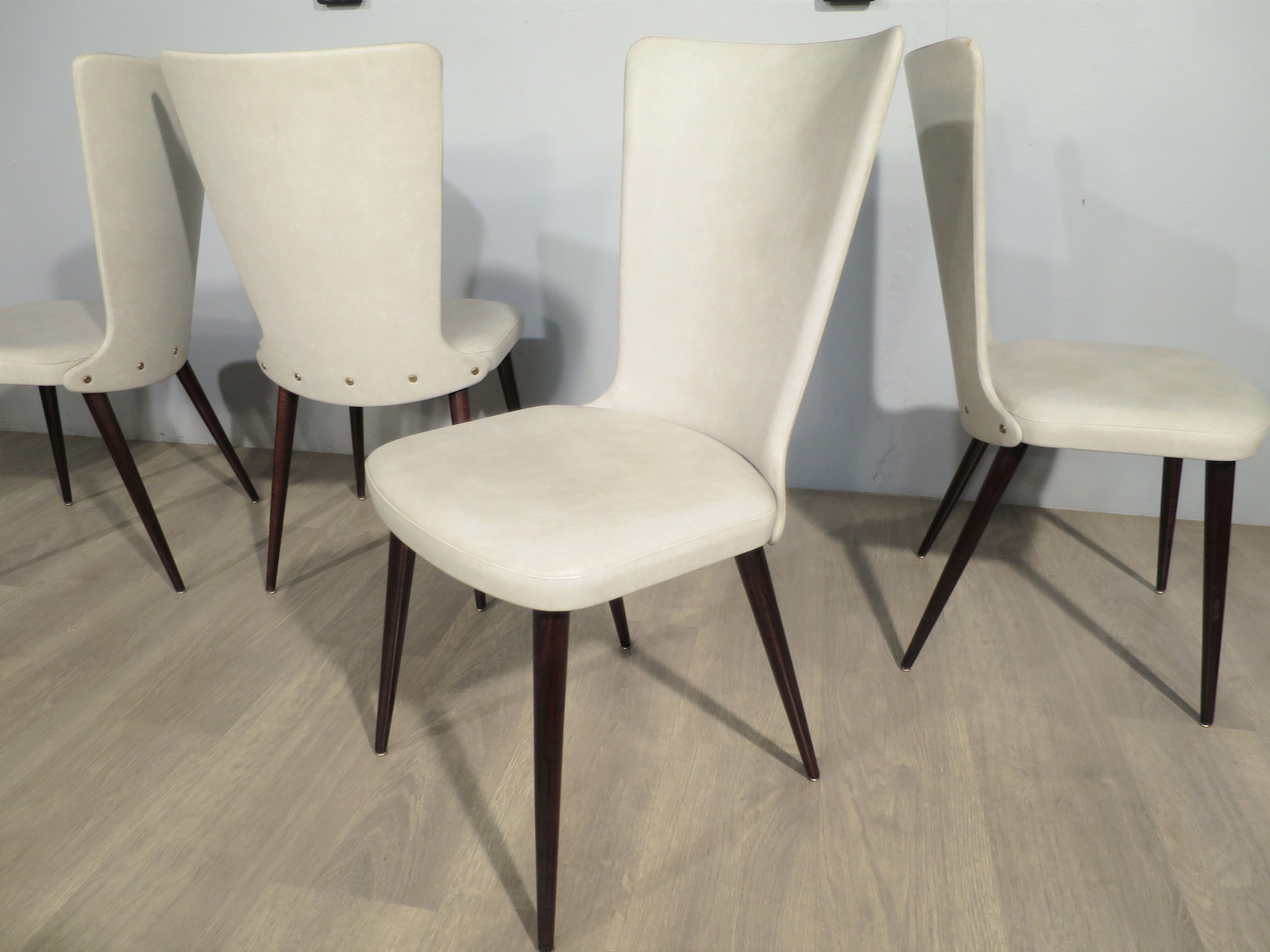 Set of 6 chairs from Salon Corset from 1970