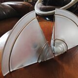 Set of 2 60's corner wall lights