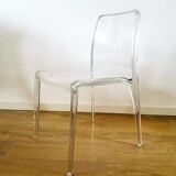 Pair of transparent plexiglass chairs "Armet Italy"