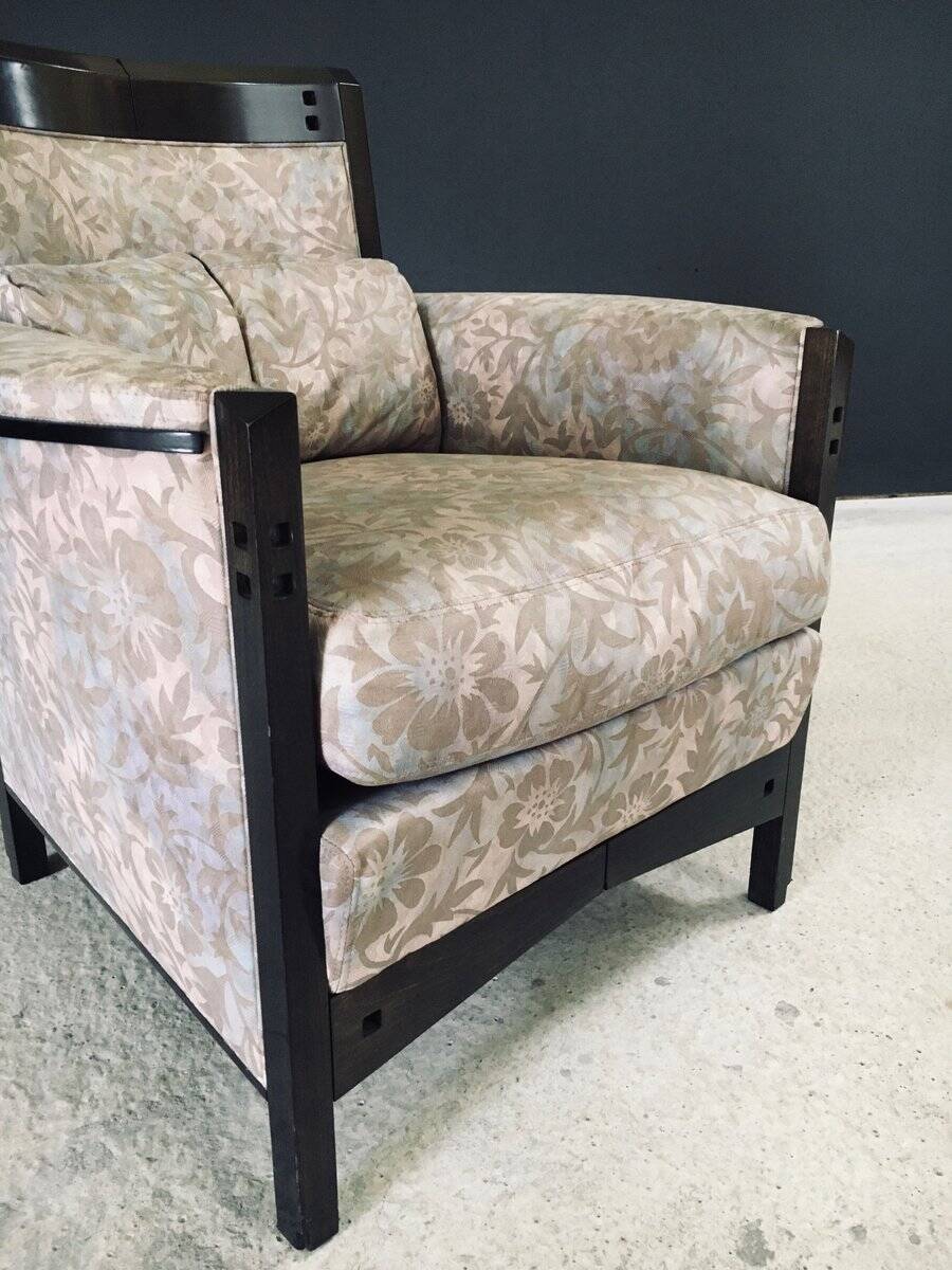 Postmodern Peggy Lounge Chairs by Umberto Asnago for Giorgetti, Italy, 1980s, Set of 2