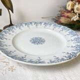 Vintage round dish Terre de fer LUNEVILLE model "NINA" Made in France