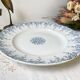 Vintage round dish Terre de fer LUNEVILLE model "NINA" Made in France