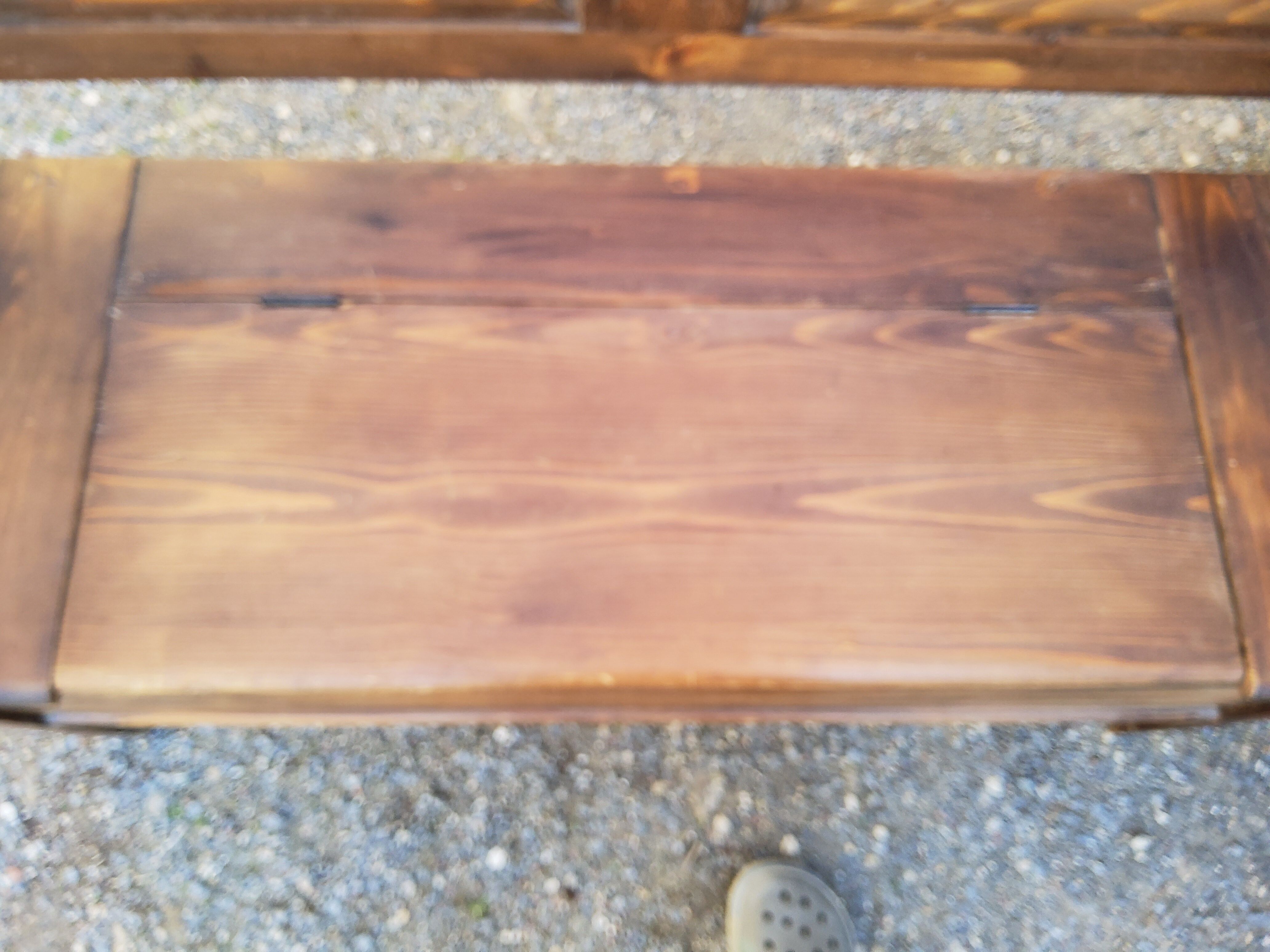 Pine chest bench