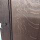 Paire d'anciennes portes en bois chêne sculpté
