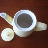 Cafetière jaune en céramique vintage
