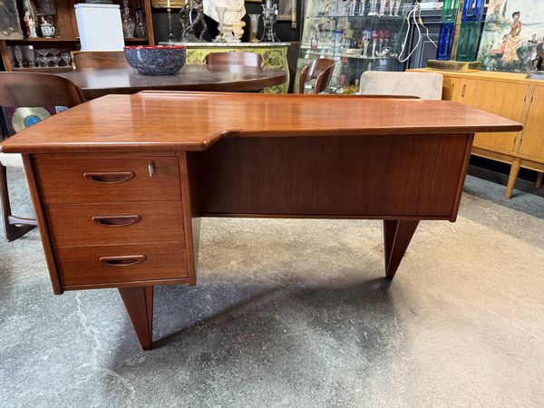 Bureau boomerang double face par goran strand circa 1960 suède