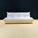 French Togo sofa in white cow leather by Michel Ducaroy for Ligne Roset.
