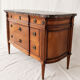 Louis XVI style commode in wood, marble top, 1900s.