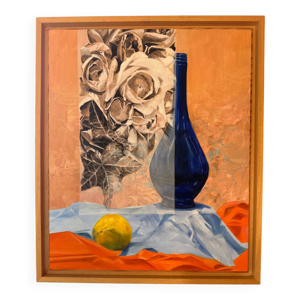 Nature morte ''Le bleu - citron