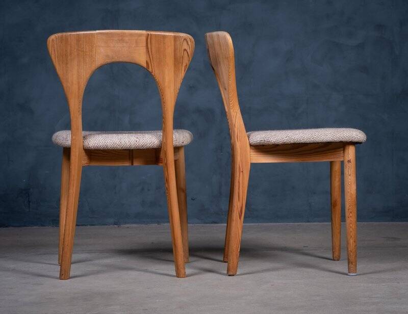 Vintage Danish Peter Chairs by Niels Koefoed, 1970s, Set of 4