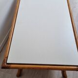 Large rattan coffee table