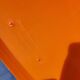 Orange Stamp Stool