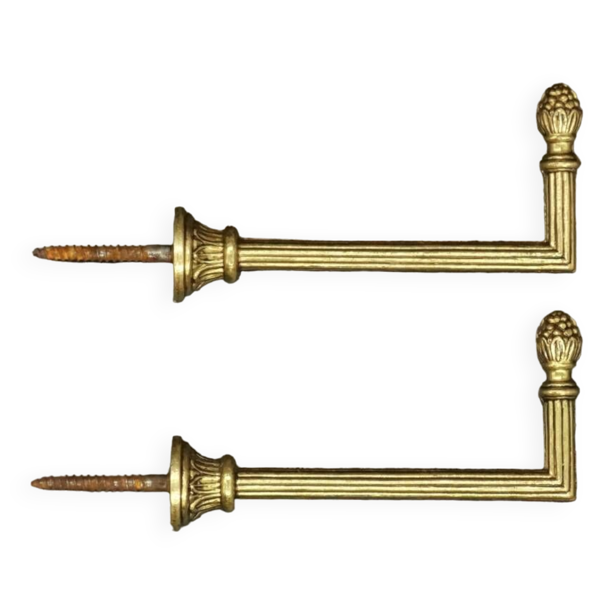 Pair of tiebacks for Louis XVI style curtains