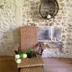 Chaise longue en rotin